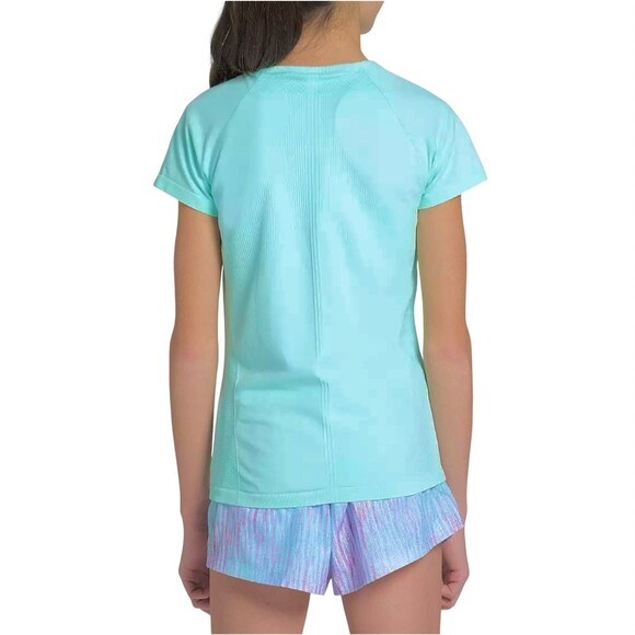 C275 DSG Girls Movement Seamless Short Sleeve T-Shirt Teal Burst Size Small NWT - Picture 2 of 2